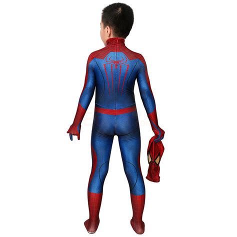 The Amazing Spider-Man Costume Peter Parker Kids Cosplay Suit