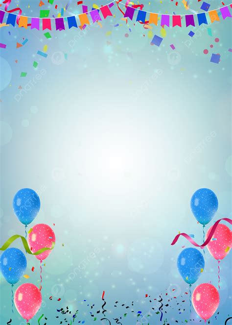 Happy Birthday Background Design With Colorful Balloon Wallpaper Image For Free Download - Pngtree