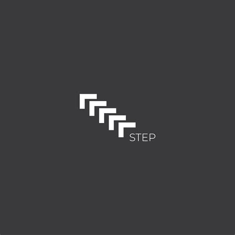 Step Logo Design | Poster design layout, Logo design, Typographic logo