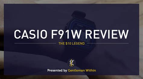 Casio F91W Review: A Classic Sports Watch All Men Need (2024)