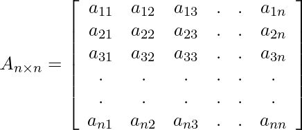 Square Matrix - Definition, Operations, Properties, and Examples