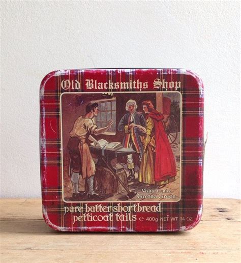 Vintage Scottish Tartan Shortbread Tin From the Blacksmiths | Etsy ...