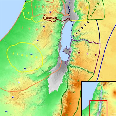 Bible Map: Edom | Bible mapping, Bible, Judah