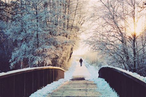 Winter Bridge Wallpapers - Top Free Winter Bridge Backgrounds - WallpaperAccess