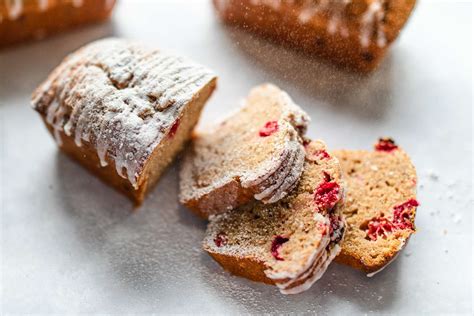 Christmas Cranberry Mini Loaf Gift Bread