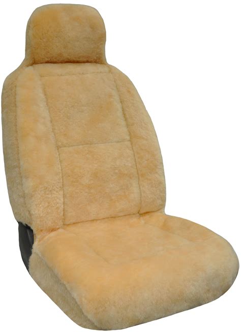 Eurow Sheepskin Seat Cover New XL Design Premium Pelt - Champagne | eBay