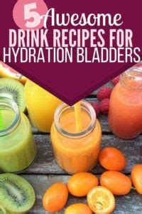 5 Hydration Bladder Drinks Including Recipes and Cleaning Tips