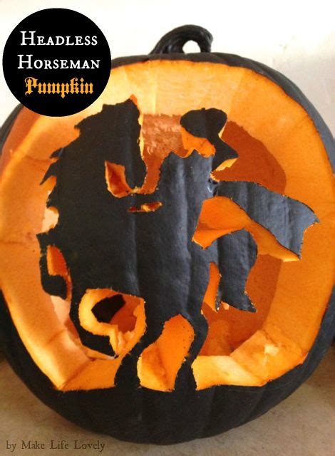 Headless Horseman Pumpkin + Pumpkin Carving Package Giveaway! - Make Life Lovely