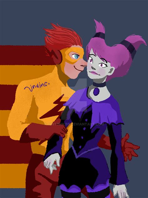 Kid flash x Jinx from teen titans by gintonicbb on DeviantArt