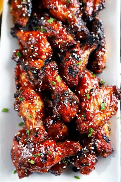 Crispy Korean BBQ Chicken Wings | Cake 'n Knife