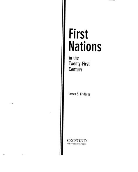 No7-Aboriginal Languages (First Nations in 21st century-Frideres) - CULT13796 - Studocu