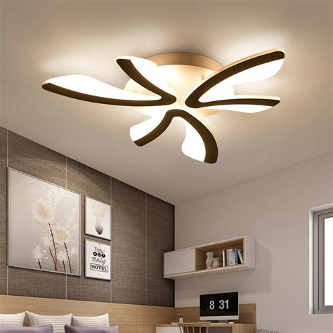 Acrylic Modern LED Ceiling Light Pendant Lamp Kitchen Bedroom Dimmable Fixture