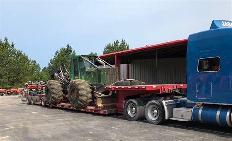 Complete Forestry Equipment Shipping Services from Heavy Haulers