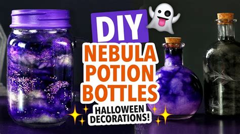 DIY Halloween Nebula Jar & Potion Bottles - HGTV Handmade - YouTube