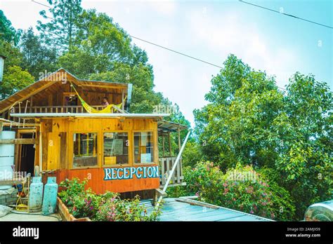 Hiking to a mountain in San Jose del Pacifico, Mexico Stock Photo - Alamy