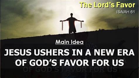 The Lord’s Favor, a sermon by Rev Joshua Lee on Isaiah 61:1-11 - YouTube