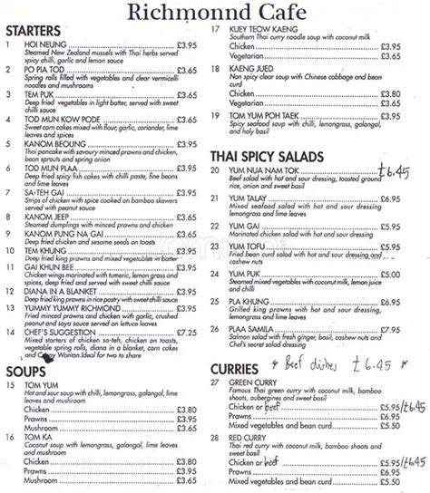 Richmond Cafe Menu, Menu for Richmond Cafe, Richmond Upon Thames, London - Zomato UK