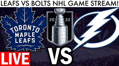 MAPLE LEAFS VS LIGHTNING GAME 6 LIVE! (NHL Playoffs Game Stream Free Play-By-Play & Trade Rumors ...