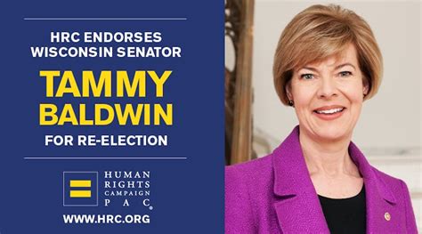 HRC Endorses Wisconsin Senator Tammy Baldwin for Re-election - Human Rights Campaign