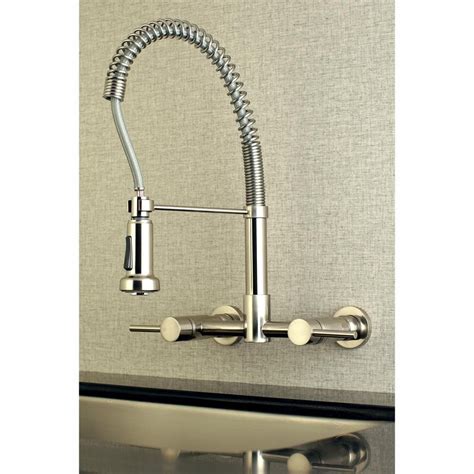 Wall Mounted Kitchen Faucets With Sprayer | Dandk Organizer