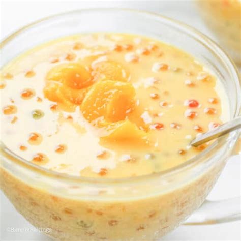 Cool and Creamy Filipino Mango Sago Recipe - Simply Bakings