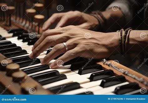 Two Hands, A Piano And Music Notes Cartoon Vector | CartoonDealer.com ...