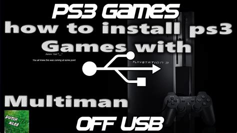 How to Copy Games To Ps3 From USB or DISK *(CFW MULTIMAN TUTORIAL ...