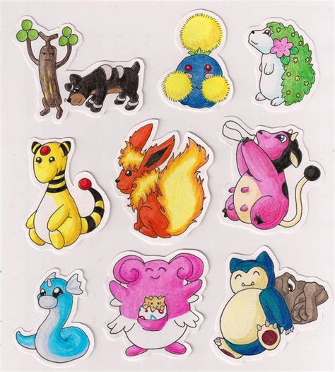 Pokemon Magnets 3 by the-punk-hippie on DeviantArt