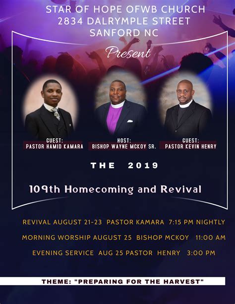 Church Homecoming Flyer Template, Web check out our church flyer homecoming selection for the ...