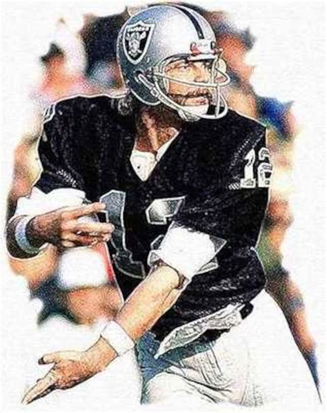 Rare Ken Stabler Oakland Raiders Limited Art Lithograph - Etsy