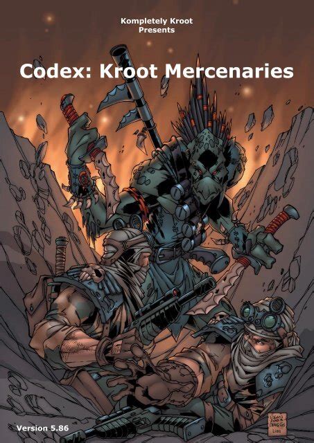 Codex: Kroot Mercenaries - Index of