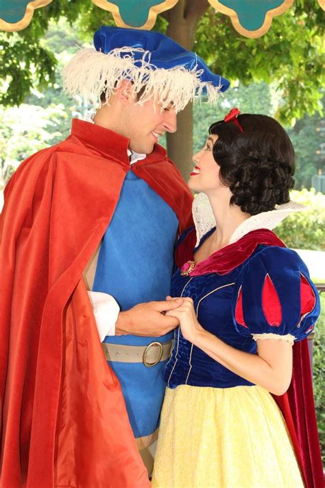 Prince Charming and Snow White. | Disney face characters, Disney cosplay, Disney characters couples