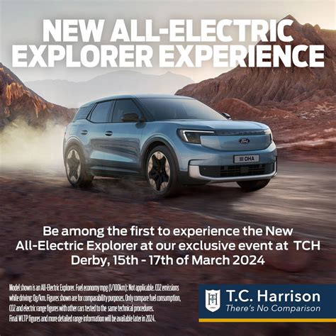 TC Harrison Ford on LinkedIn: Experience the all-new Ford Explorer electric car at our Derby ...