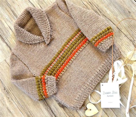 Rustic Sweater - P157 Knitting pattern by OGE Knitwear Designs Baby Boy ...