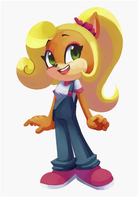 Crash Bandicoot Coco Fanart, HD Png Download , Transparent Png Image - PNGitem