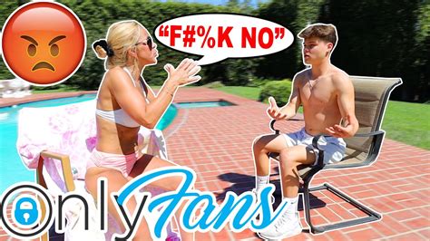 ONLY FANS Prank on Mom! *BAD IDEA* - YouTube