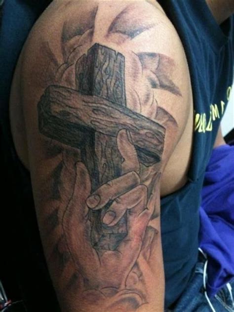 Christian Cross Tattoos For Men On Arm