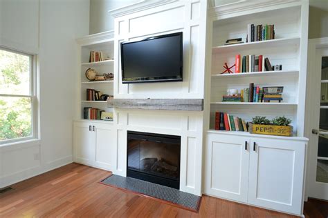 Living Room Built-In Cabinets — Decor and the Dog