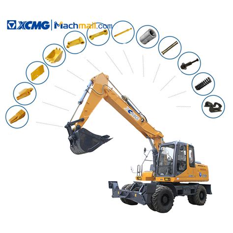 Spare Parts List of XCMG XE135B Wheel Excavator, MACHMALL