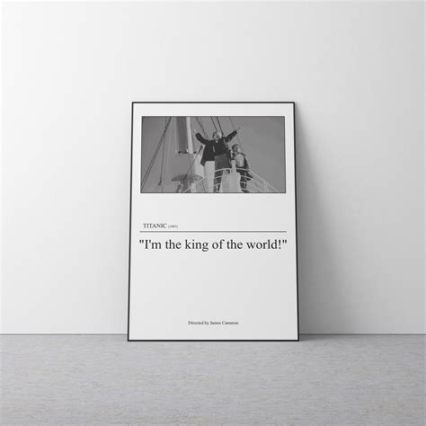 Titanic Film Print, Movie Quote Poster - Etsy