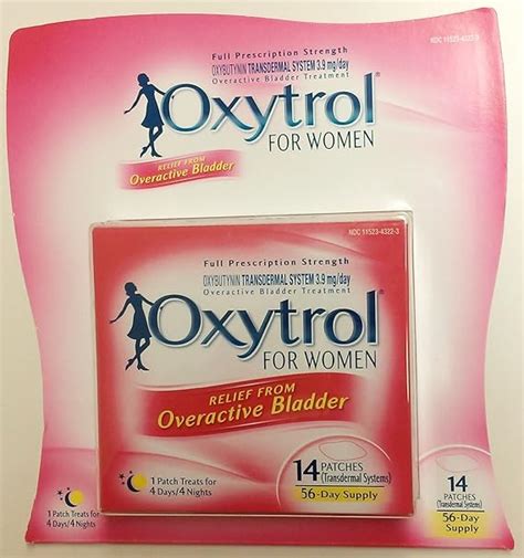 Oxytrol for Women Overactive Bladder Transdermal Patch, 14patches ...