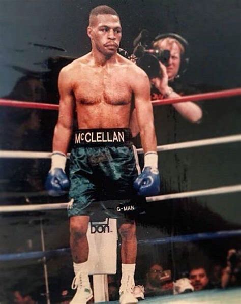 GERALD McCLELLAN 8X10 PHOTO BOXING PICTURE G-MAN