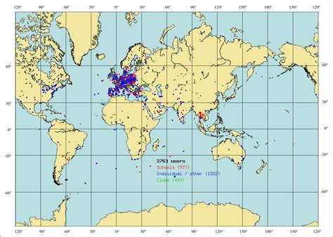 World Map With Coordinate Grid