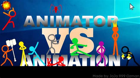 Animator vs. Animation Logo + All Stick Figures by J0J0999Ozman on ...