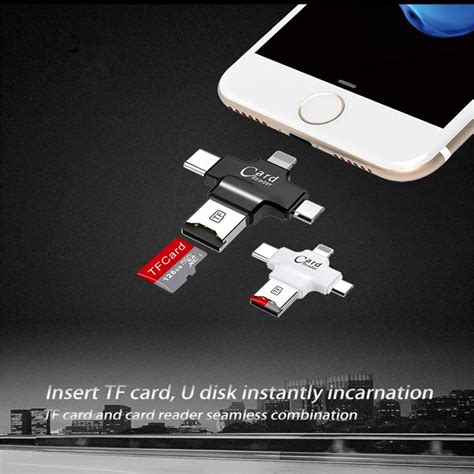 USB Card Reader for Android/ IOS Mini Card Reader Smart Gift Card Reader Writer For Iphone Card ...