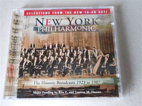 The New York Philharmonic Orchestra - The Historic Broadcasts 1923 To 1987 (1997, CD) | Discogs