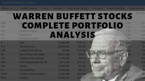 Warren Buffett Stocks Portfolio - 20 Incredible Insights. An Inspiring ...