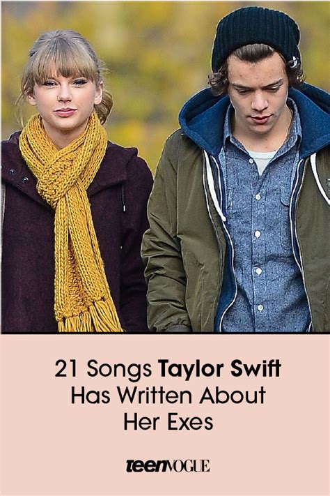 21 Songs Taylor Swift Has Penned About Her Exes | Taylor swift ...