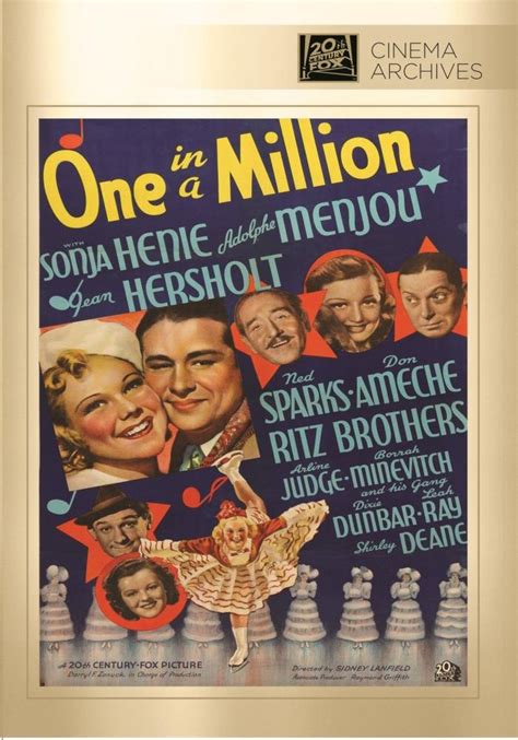 Amazon.com: One In A Million : Sidney Lanfield, Sonja Henie, Adolphe Menjou, Don Ameche, Ned ...