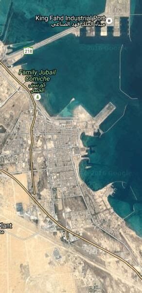 Jubail satellite map - online map of Jubail, Saudi Arabia - Googlemap ...